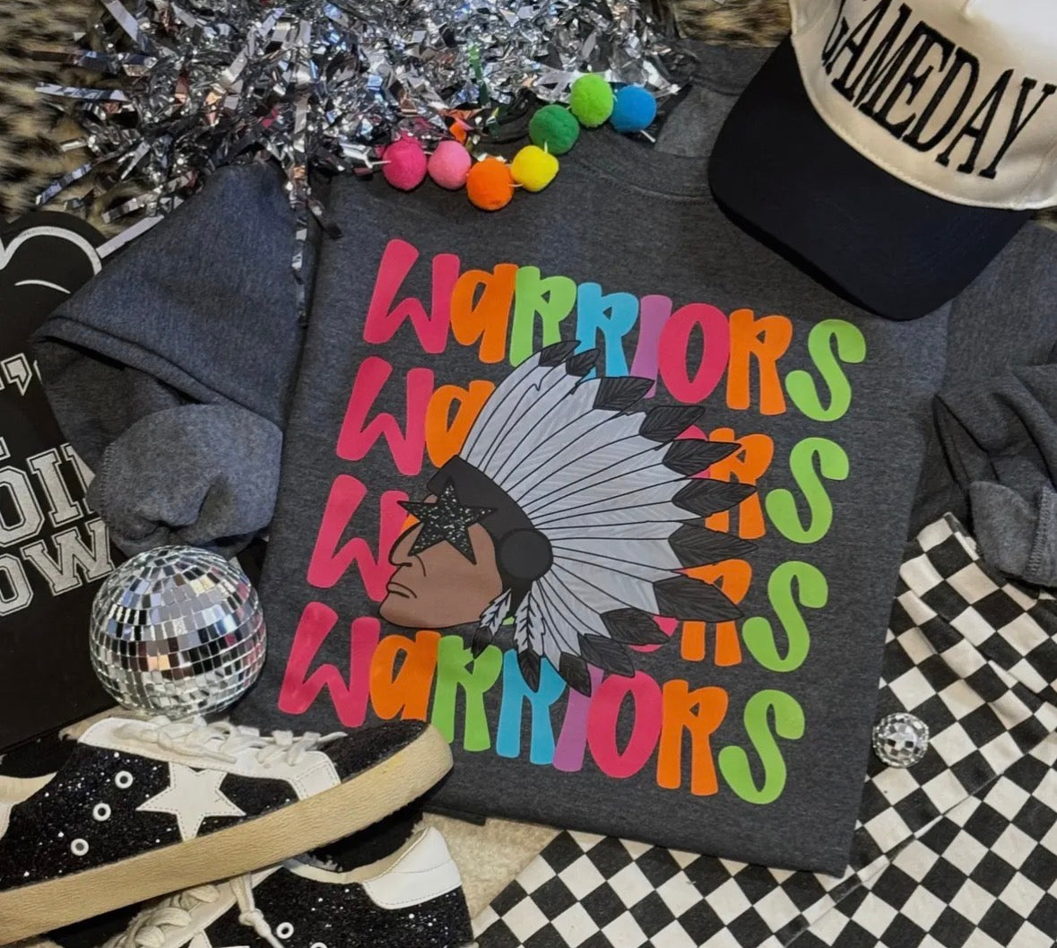 Custom warrior crewneck