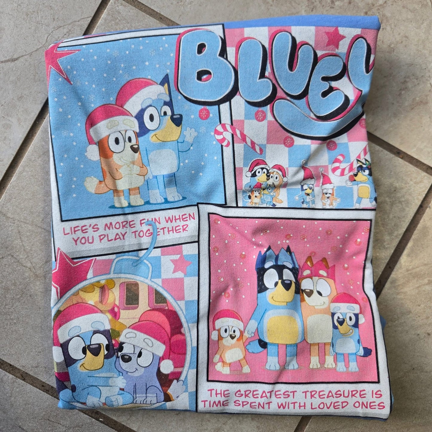 Blue family Christmas