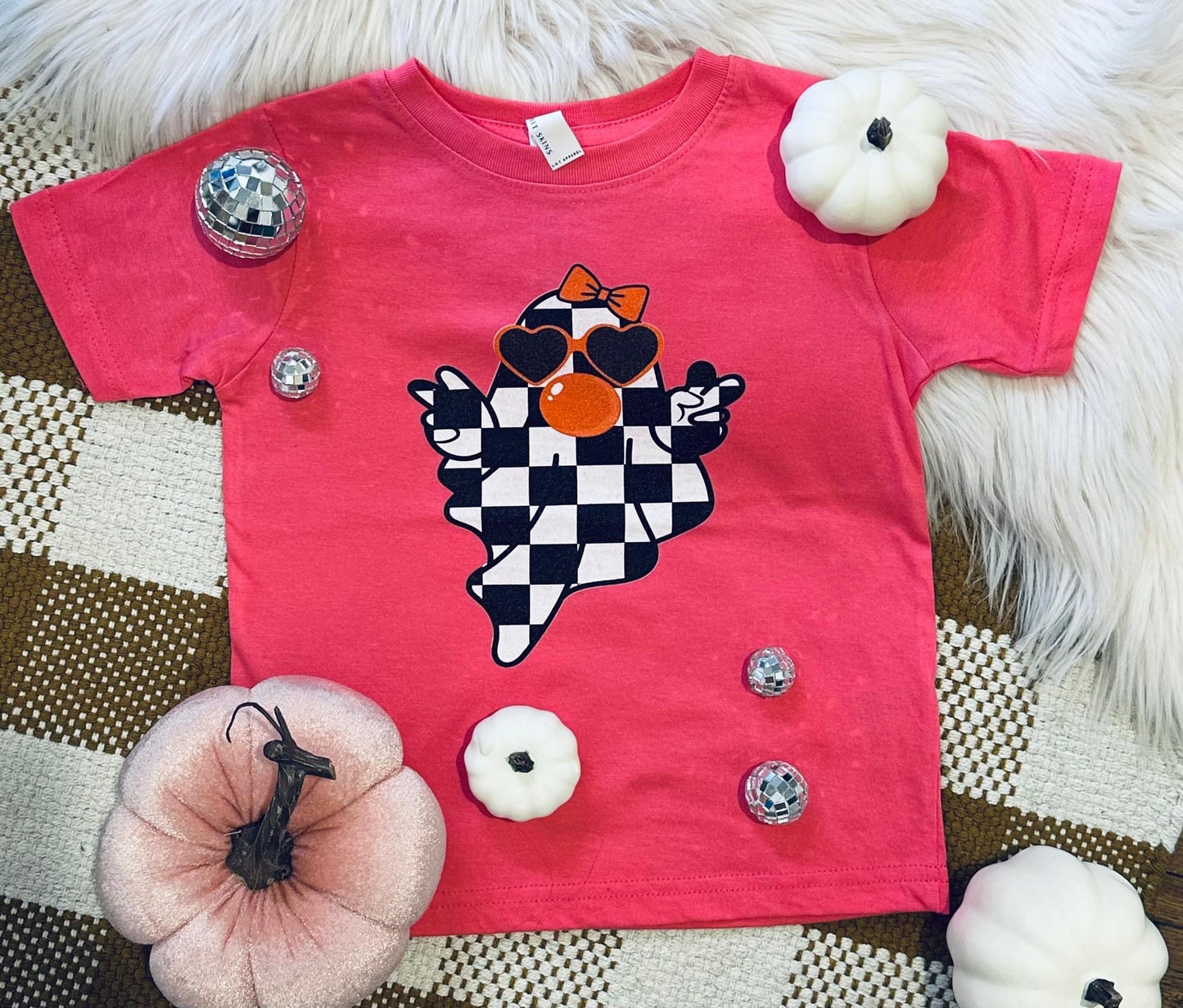 Toddler checkered ghost