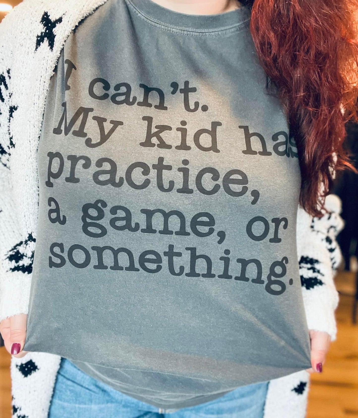 My kid has practice
