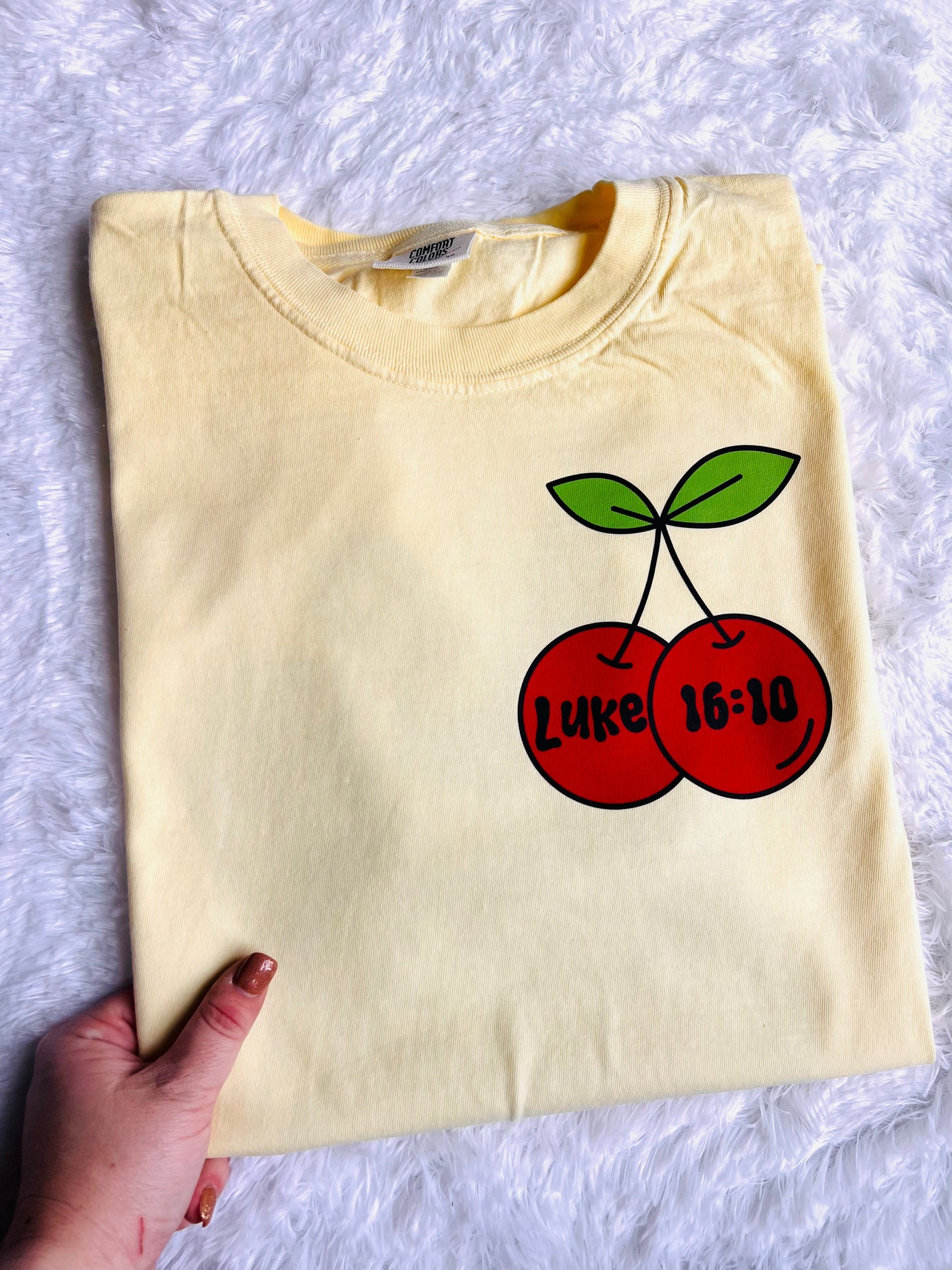 He Can Do A Lot Cherry Graphic Tee - RTS