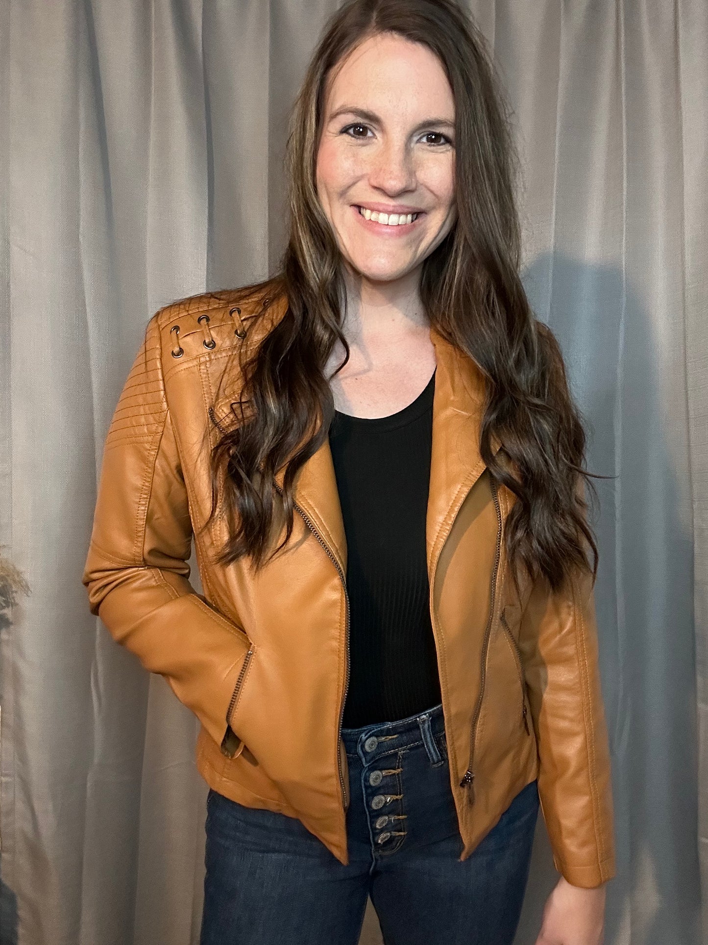 Pleather jacket