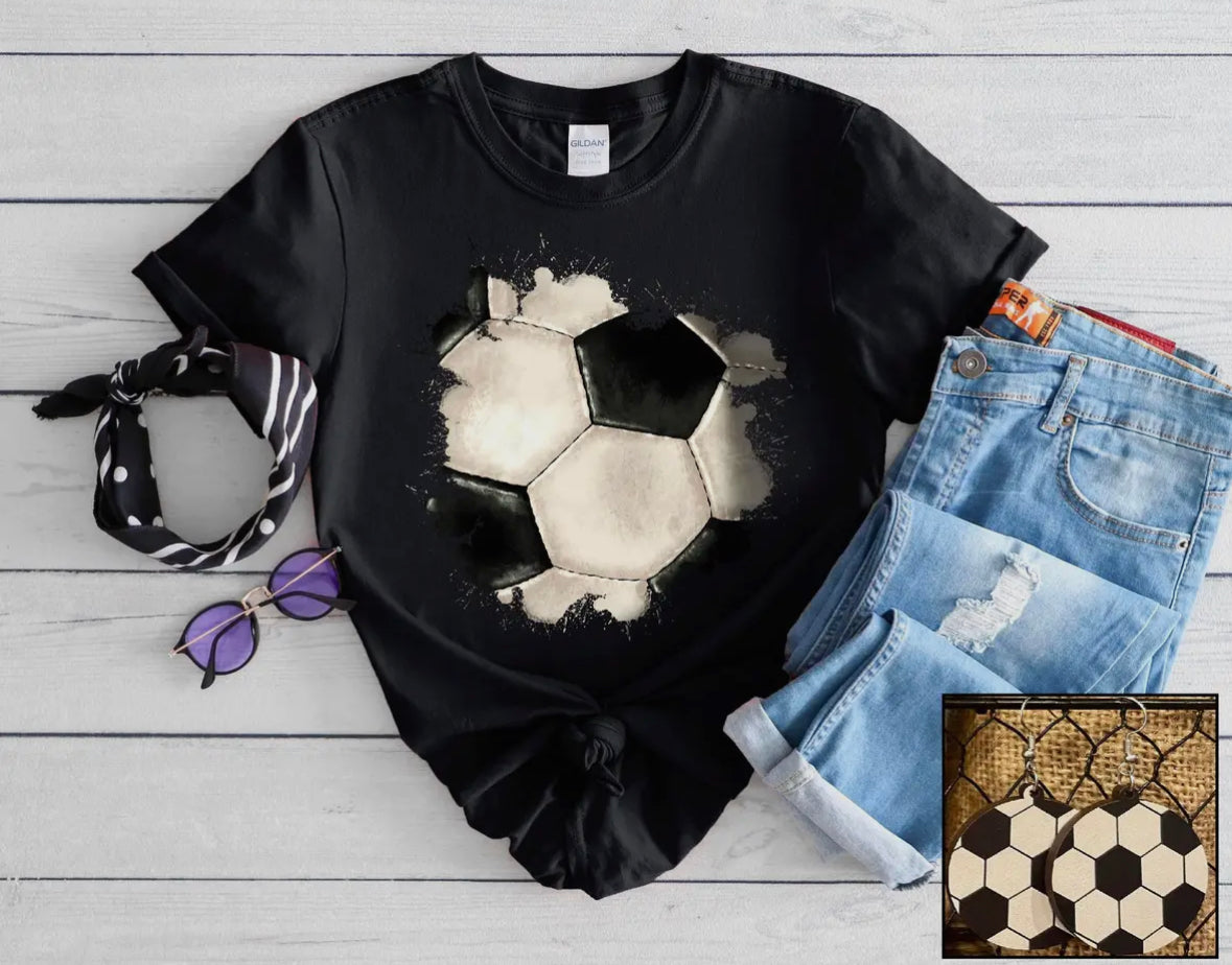 Distressed soccer ball