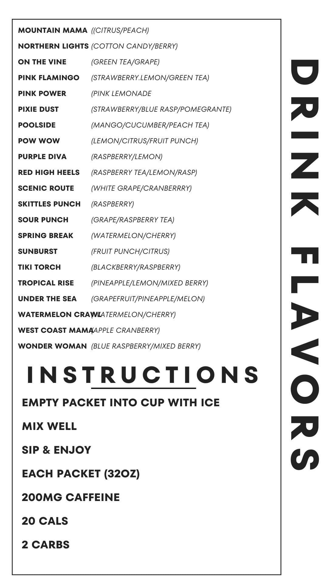 Loaded tea/ lemonade