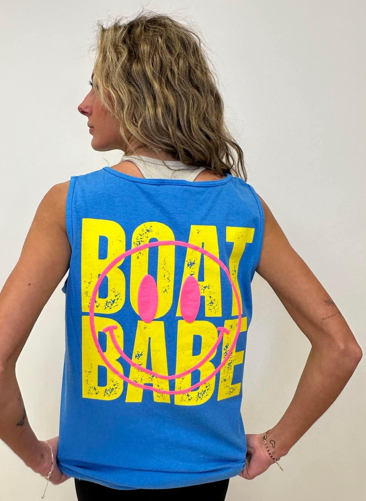 Lake bum, pool babe, boat babe