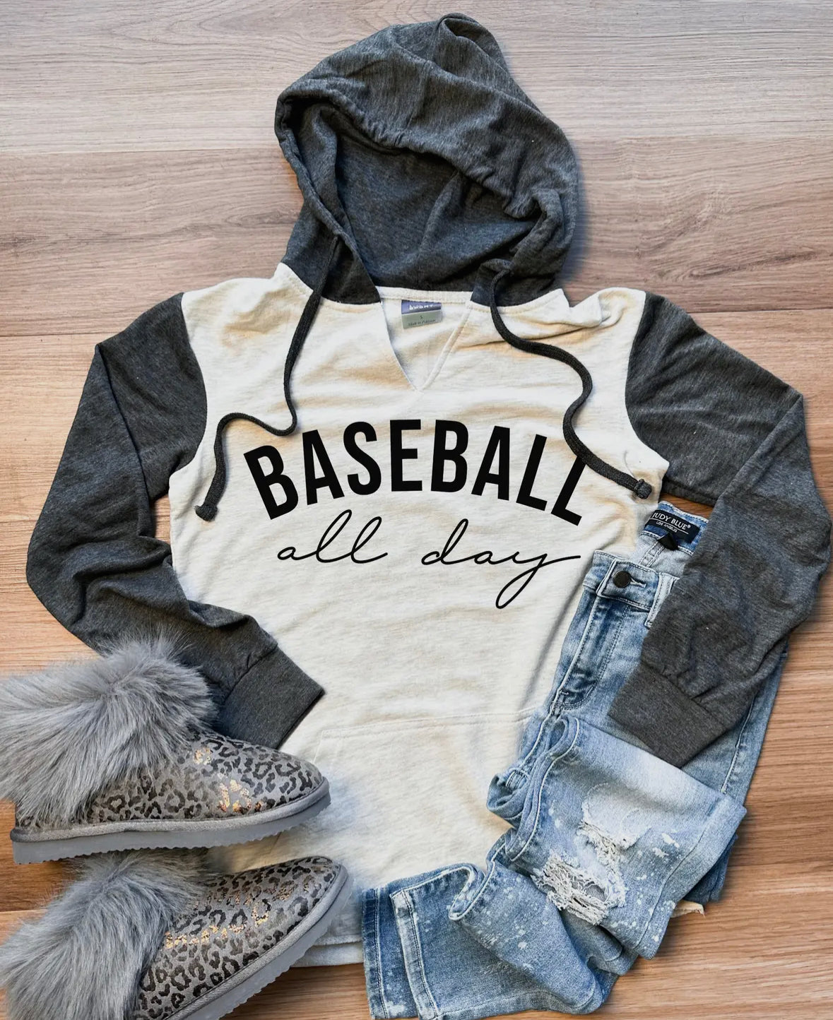 Baseball all day hoodie