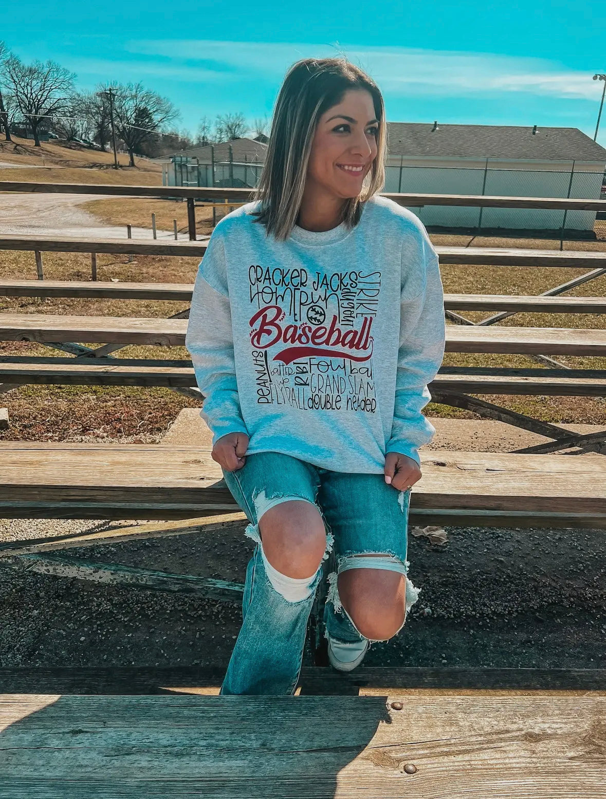 Bball typography red ss