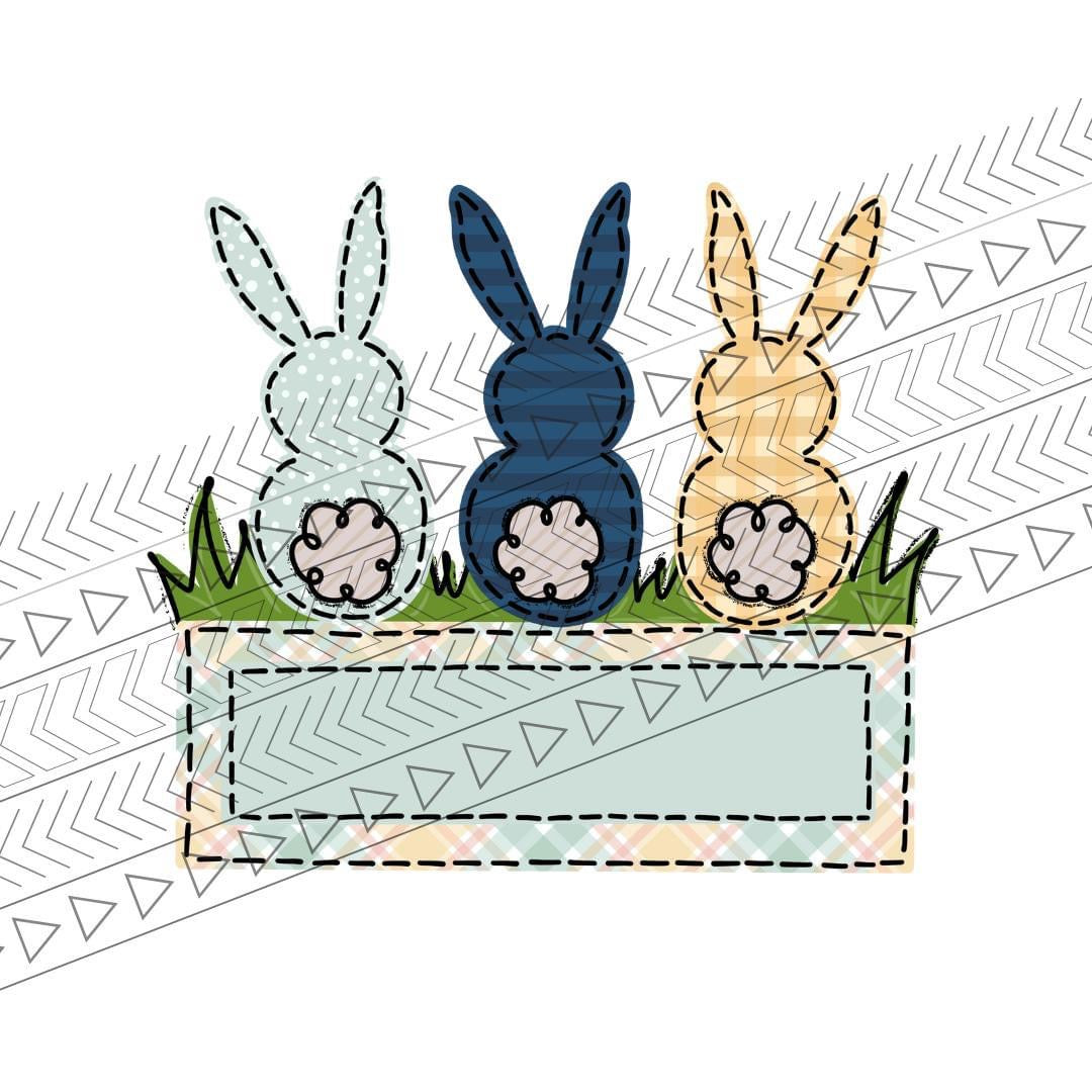 Custom Easter tote