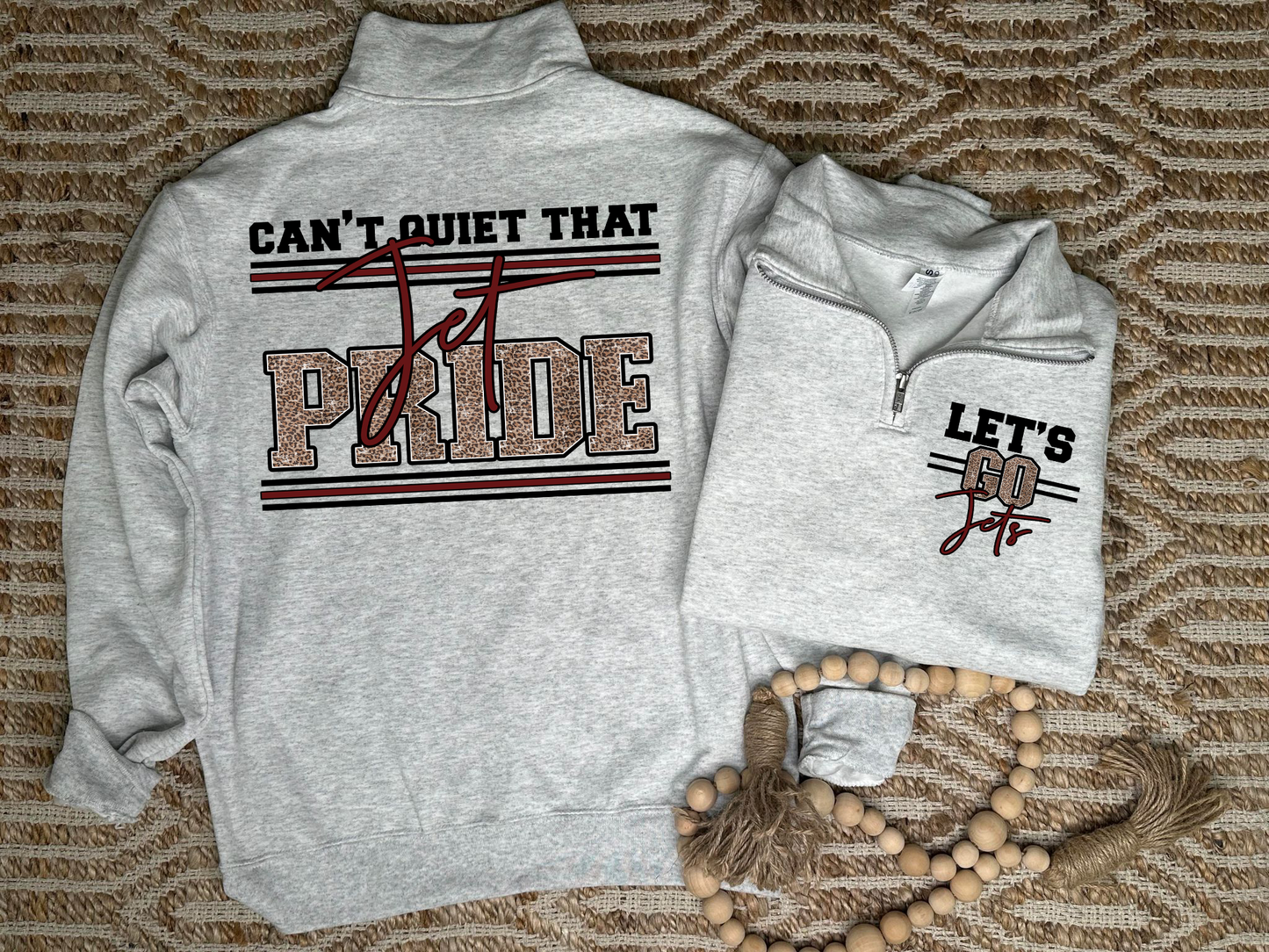 Jets pride 1/4 zip