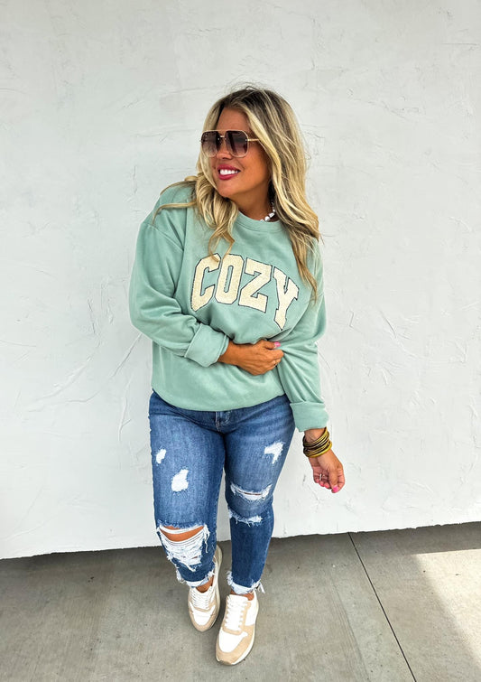 Cozy Sherpa sweatshirt