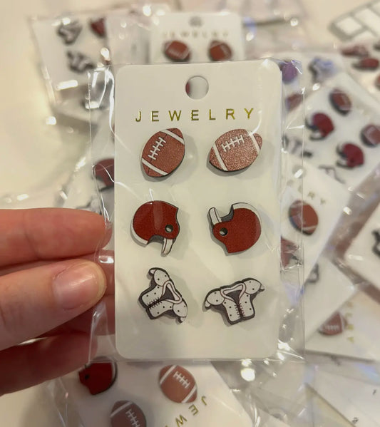 Football earring set