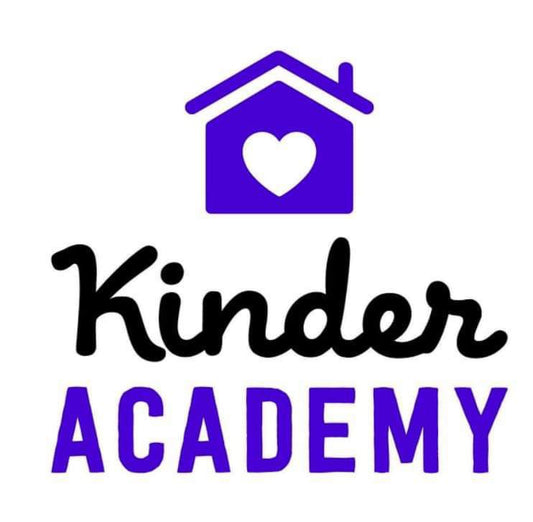 Kinder Academy white logo