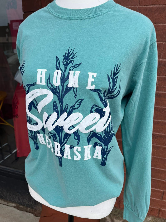 Home sweet Nebraska CC long sleeve