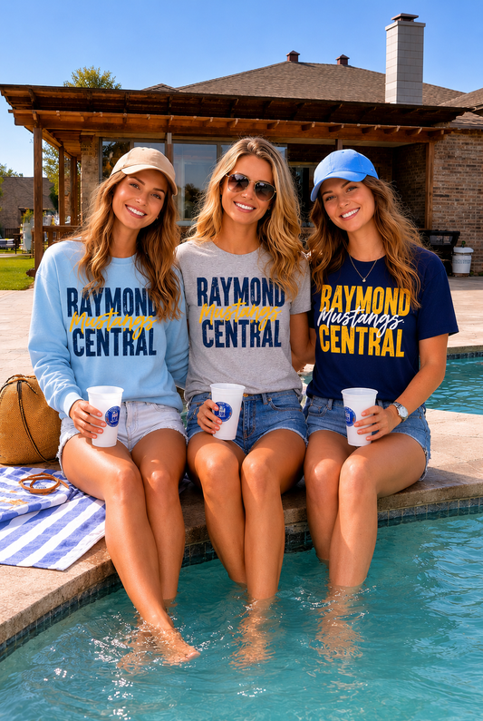 Raymond Central Mustangs (Distressed)