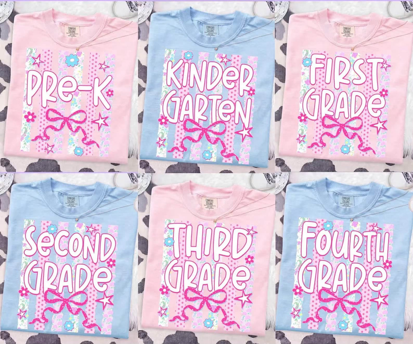 Grade tees with bow