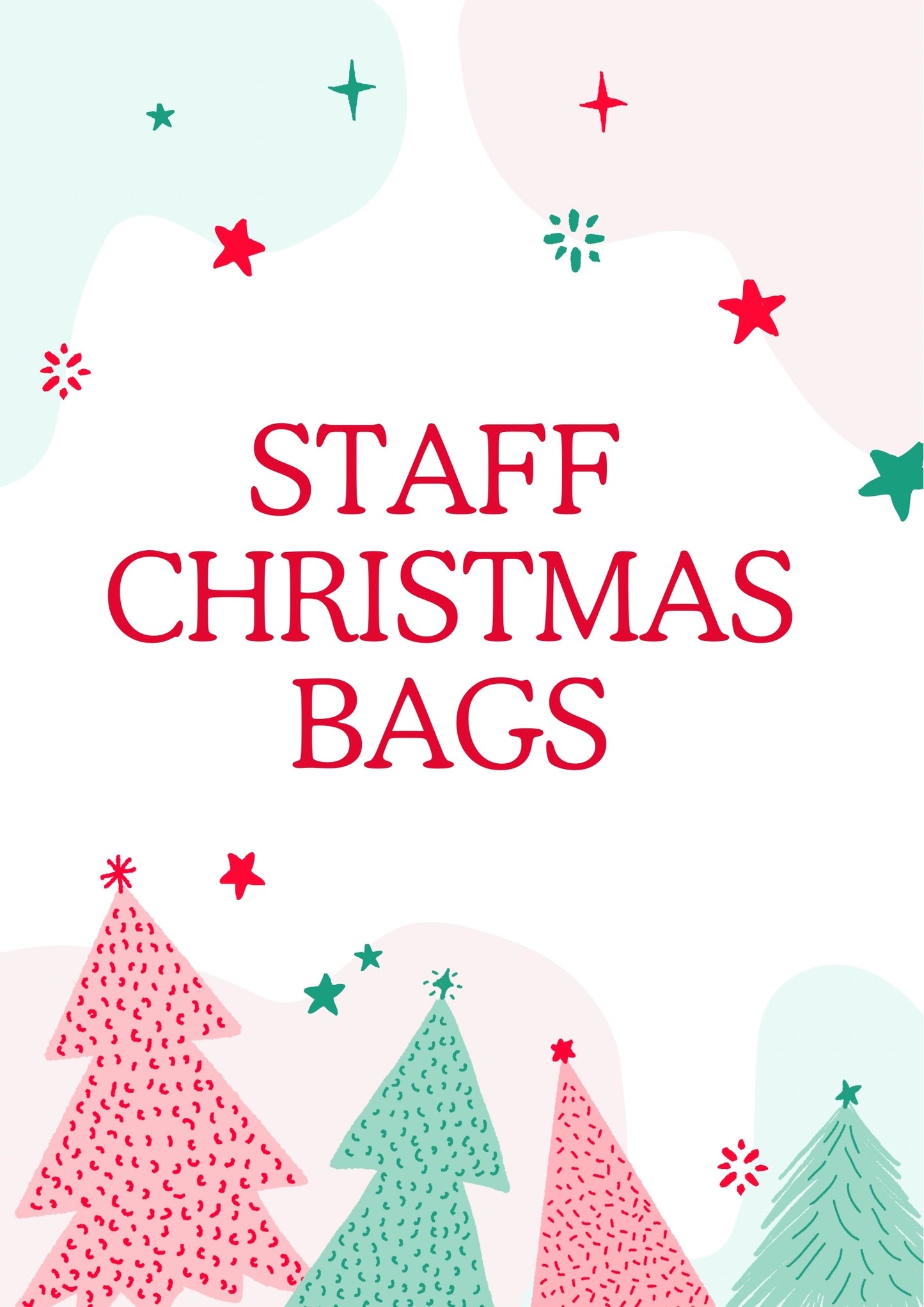 Staff Christmas bags