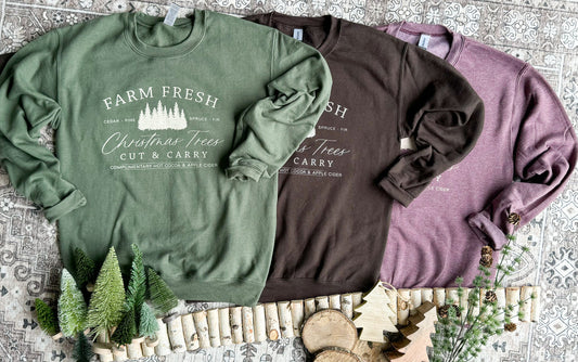 Farm fresh trees