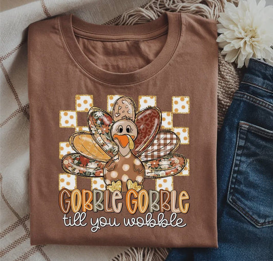 Gobble till you wobble short sleeve