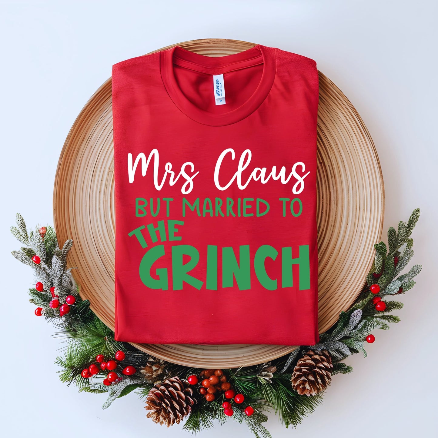 Mrs claus couples tees CC