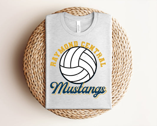 Rc Mustangs volleyball gray