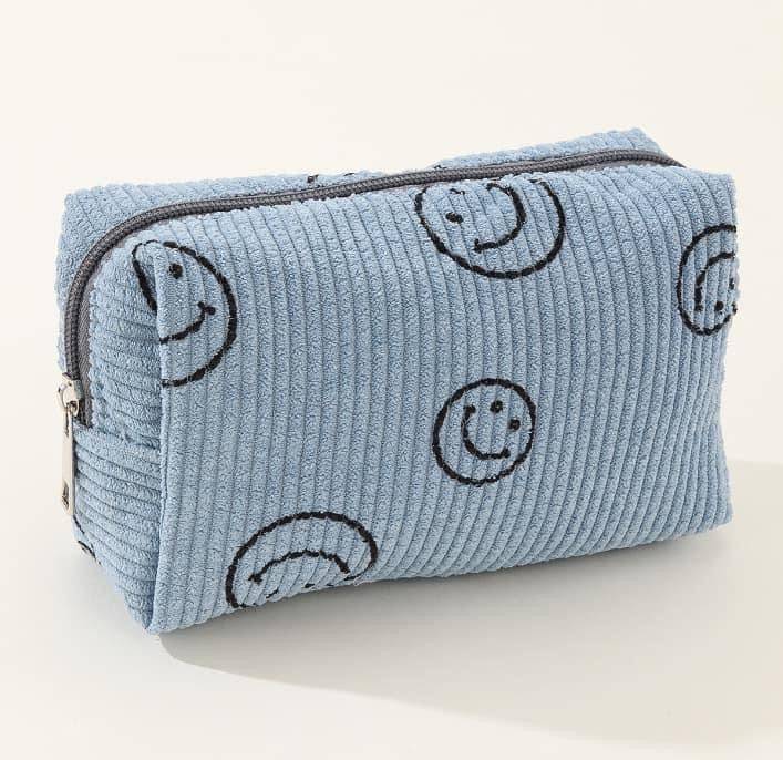 Smiley cosmetic bags