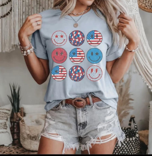Patriotic smiley