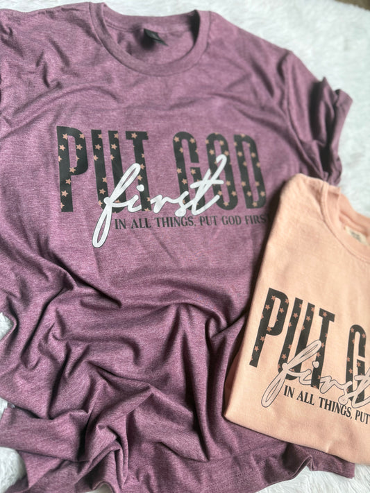 Put God First Graphic Tee - RTS