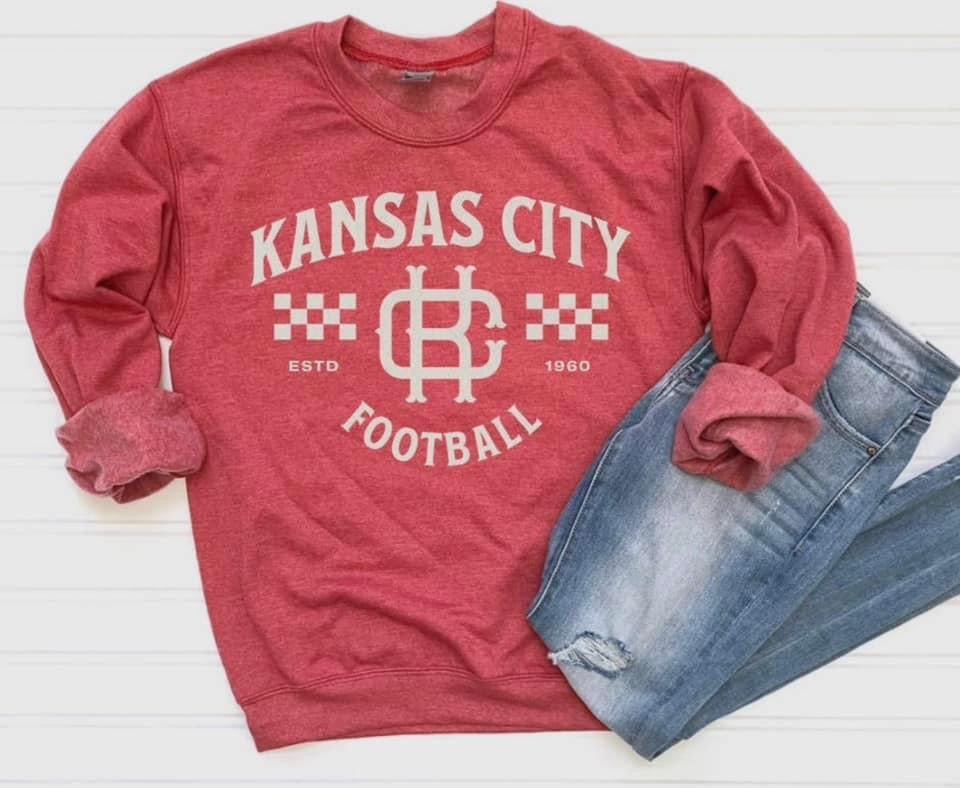 Kansas City football sweatshirt