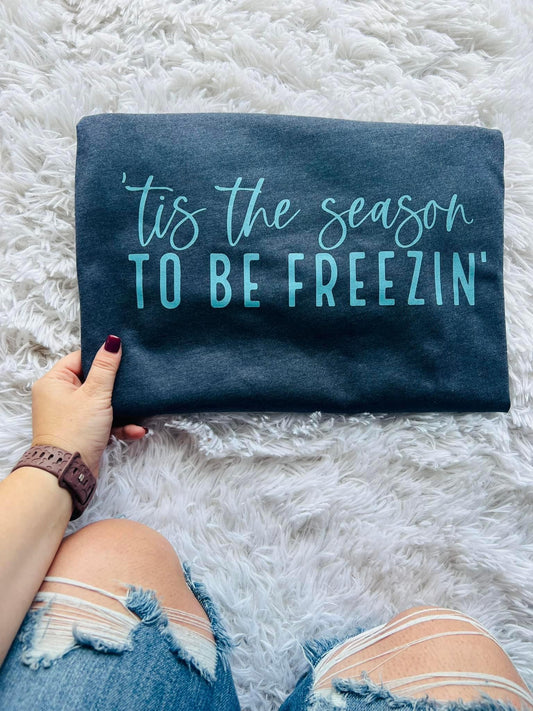 Season to be freezin crewneck