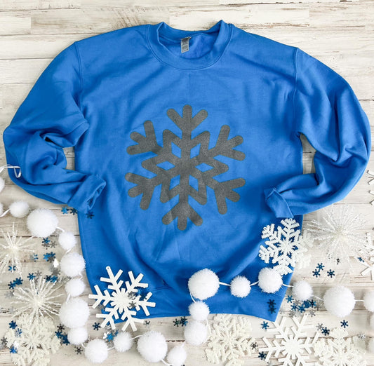 Shimmer snowflake Sweatshirt