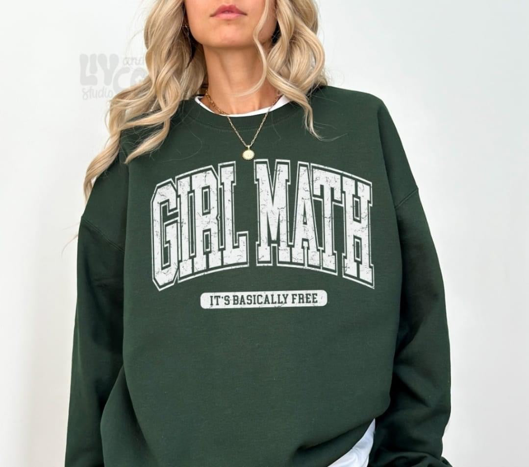 Girl Math sweatshirt