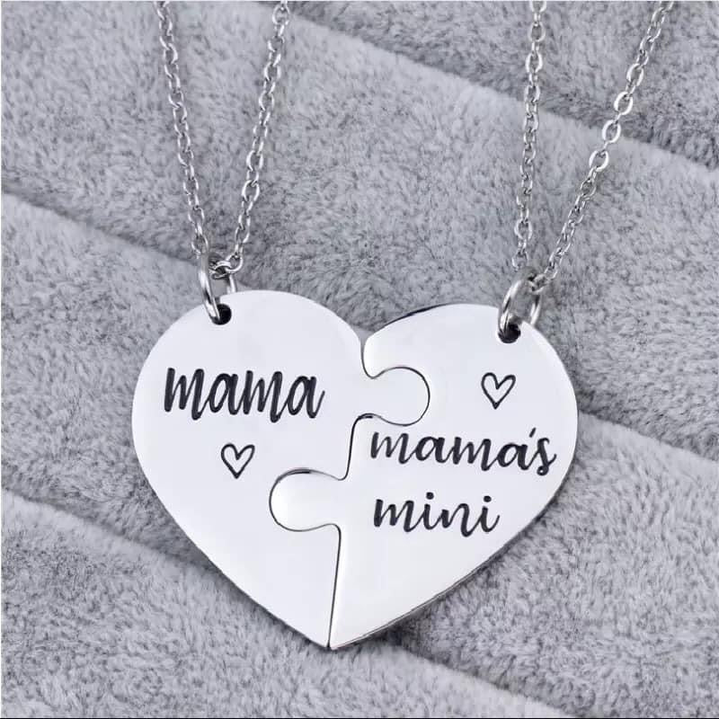 Mama/mini necklace set