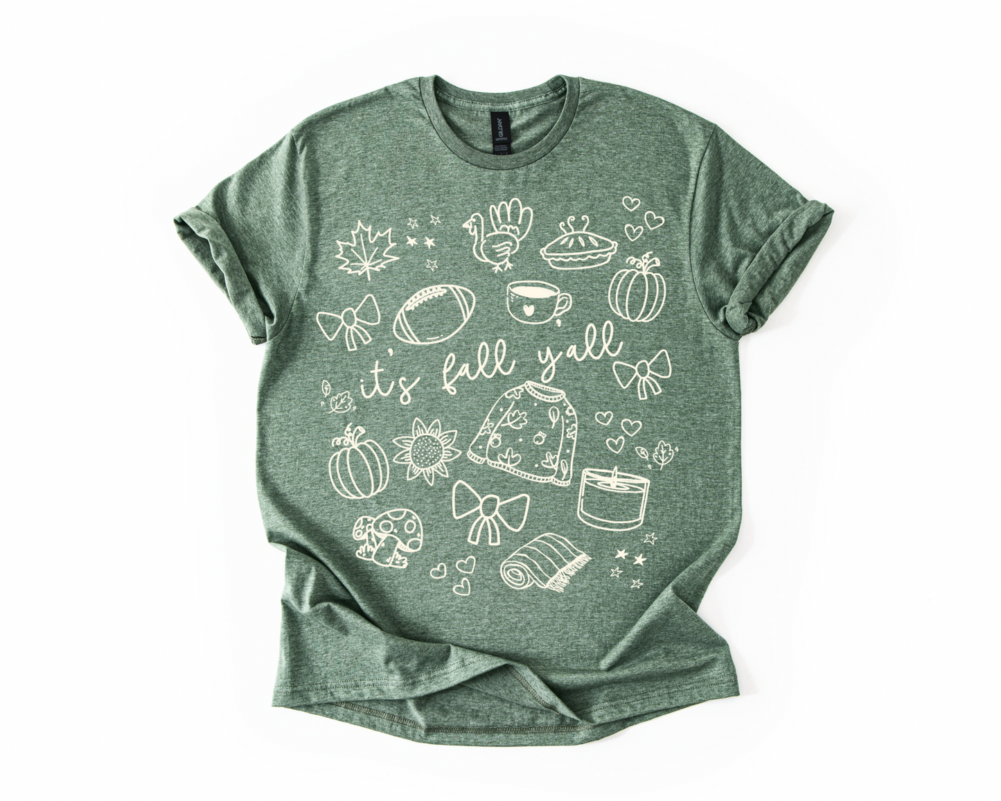 GILDAN - Fall Doodle Tee - RTS