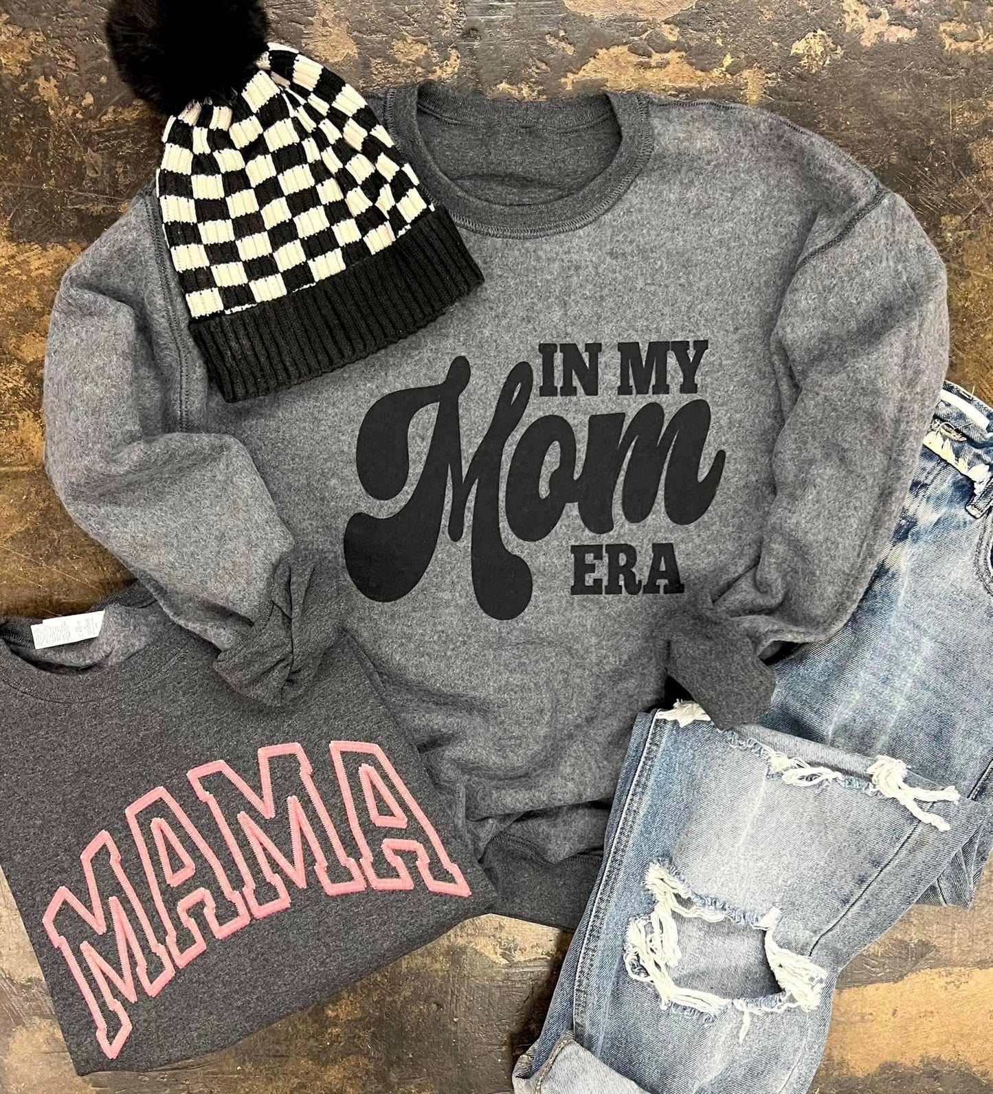 Mom era reversible sweatshirt