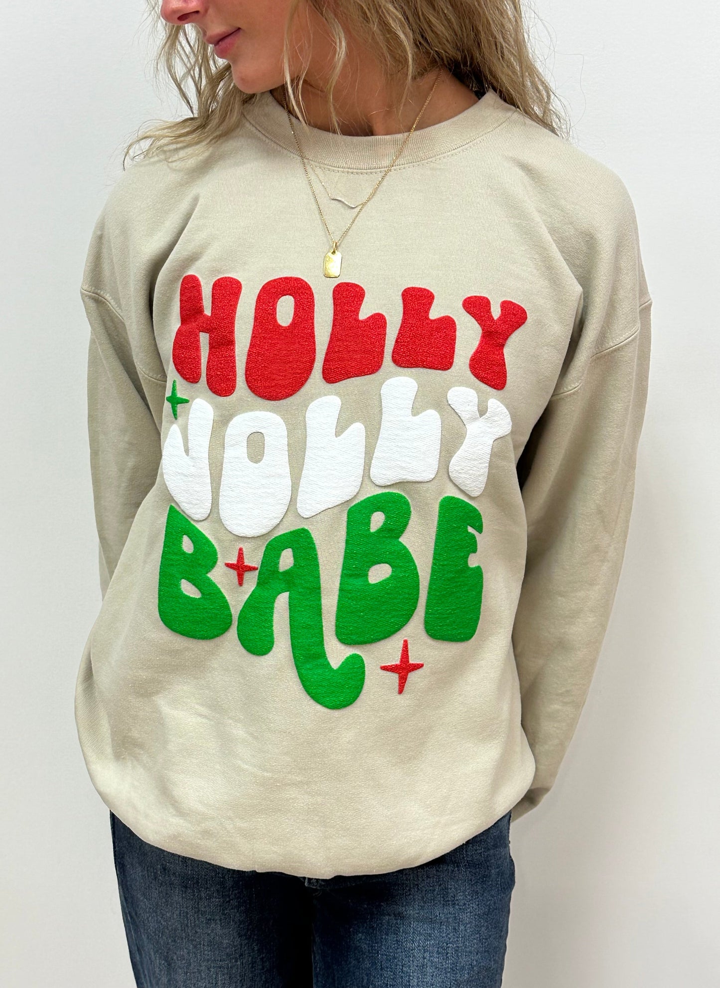 Holly Jolly Babe SWEATSHIRT - SHIPS 10/1