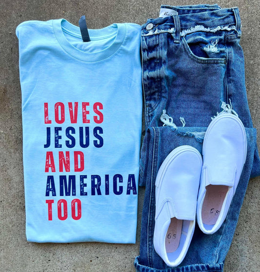 Loves Jesus and America too