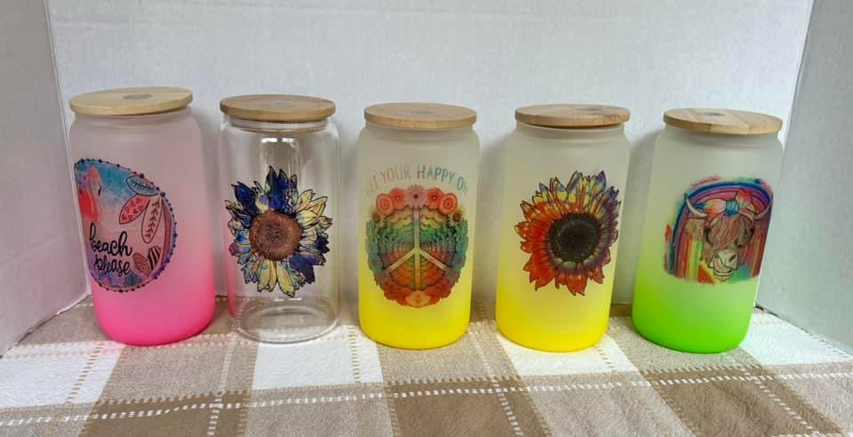 Glass cups