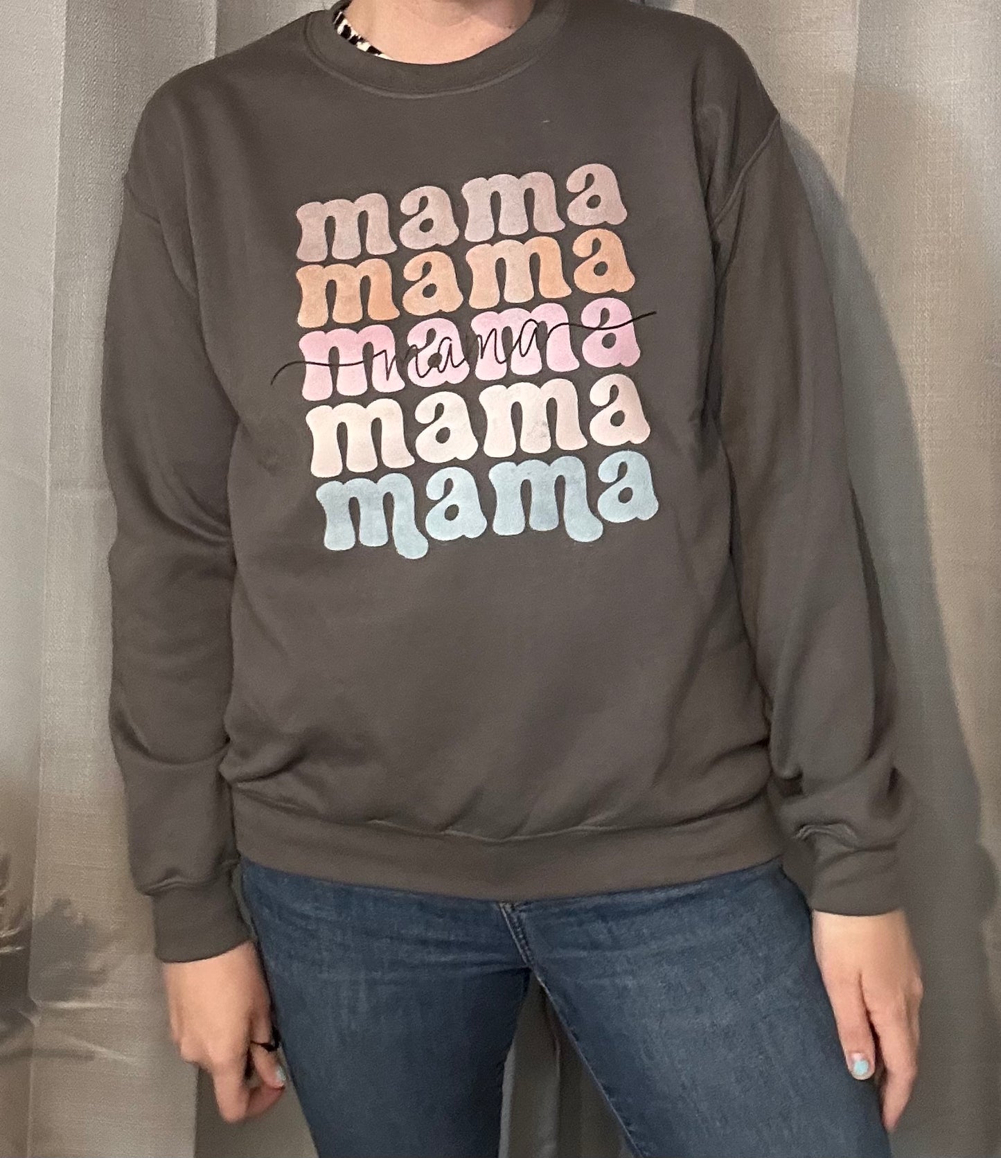 Mama stacked sweatshirt