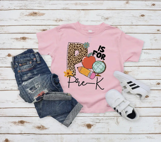 P is for pre-k pink