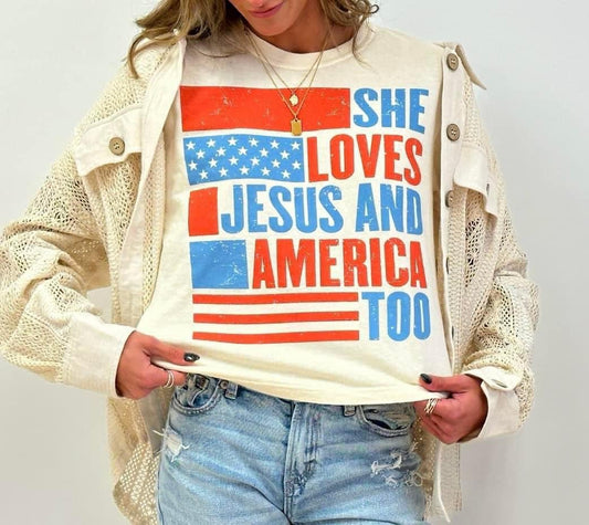 Loves Jesus and America too