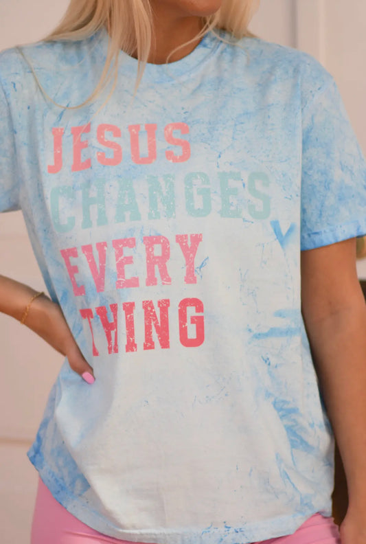 Jesus changes everything colorbast