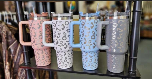 Leopard tumblers